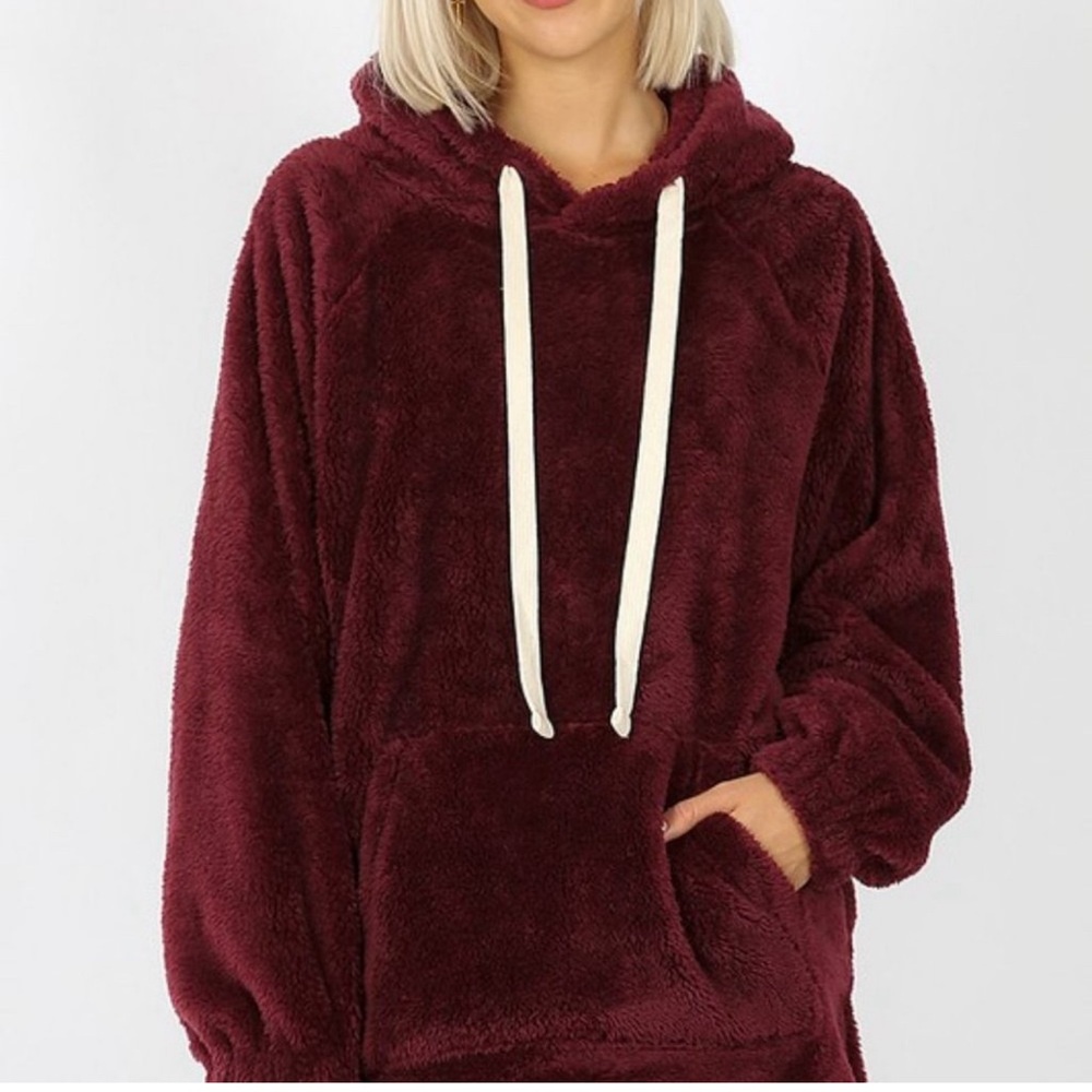Fluff Sweater with a hoodie